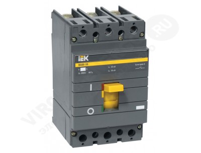Автоматический выключатель ВА 88-33 3х50А 35кА (IEK)