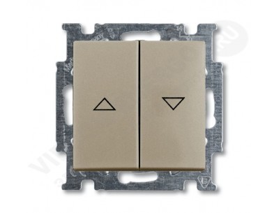 ABB BJB Basic 55 Шамп Выключатель жалюзийный кнопочный (1413-0-1094)
