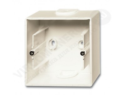 ABB BJB Basic 55 Шале (бел) Коробка для открытого монтажа, 1-постовая (1799-0-0968)