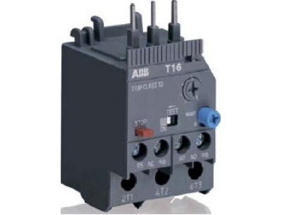 ABB T16-0.13 Тепловое реле для контакторов B6, B7, AS (0,1А-0,13А) (1SAZ711201R1005)