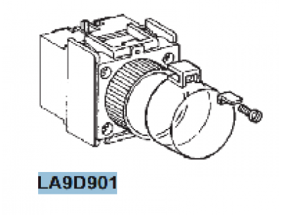 SE Telemecanique Крышка регулятора задержки (LA9D901)