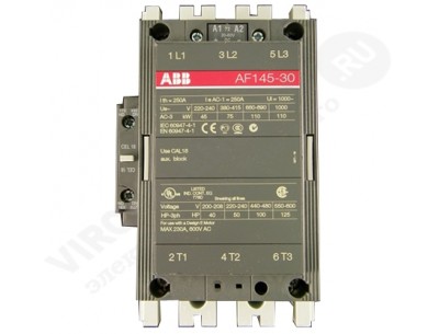 ABB AF400-30-11 Контактор 400А AC3 катушка управления 250-500ВAC/D C (1SFL577001R7111)
